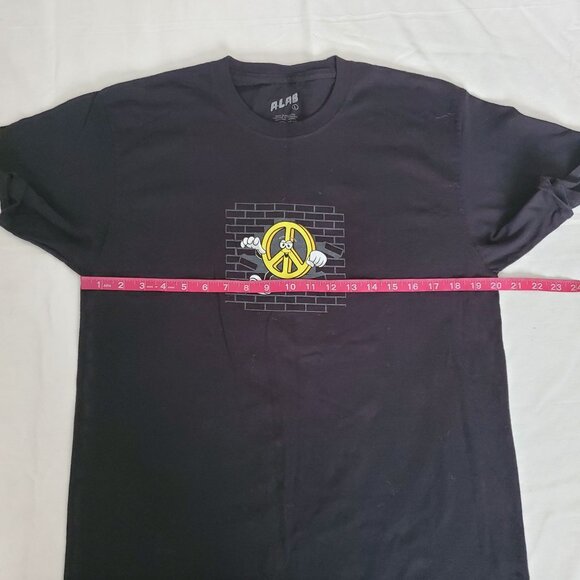 A-Lab Men's Break Down The Walls Short Sleeve T-Shirt Black Size Large - Picture 10 of 11